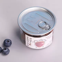 Récipients à dessert vides en PET transparents de 100ml 200ml 250ml Pot à crème glacée en plastique avec couvercles