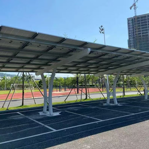 Structure de montage de panneaux solaires avec garantie de 12 ans, support solaire photovoltaïque anodisé pour <span class=keywords><strong>parking</strong></span> au sol - Product Image 2