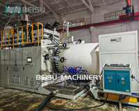 Ligne de production d'extrusion de tuyaux en plastique HDPE à grand diamètre DN800-3500, à enroulement en spirale, à paroi pleine, pour tuyaux de drainage et d'égout