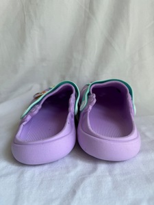 Ciabatte EVA viola per ragazze, taglia 35-40, antiscivolo, scarpe estive, stile slip-on, colore unico, calzature per bambini - Product Image 1