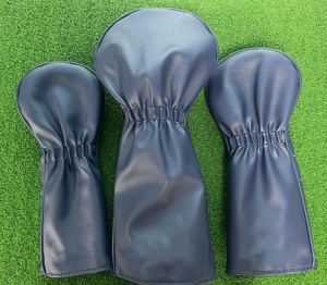 Housses <span class=keywords><strong>de</strong></span> tête <span class=keywords><strong>de</strong></span> club <span class=keywords><strong>de</strong></span> golf en cuir premium pour Driver, Fairway, Hybride – Prix usine – Ensemble <span class=keywords><strong>de</strong></span> housses <span class=keywords><strong>de</strong></span> golf personnalisées OEM - Product Image 2