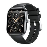 Montre connectée MT61 avec écran AMOLED de 1,96 pouce pour appels, suivi de la forme physique et de la santé, étanche, magnétique