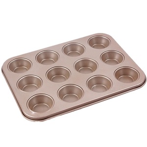 Carbon Steel Cake Pan <b>Set</b> <b>Square</b> Rectangular Round Muffin Pan Non Stick Baking Pans For Home Bakery - Product Image 5