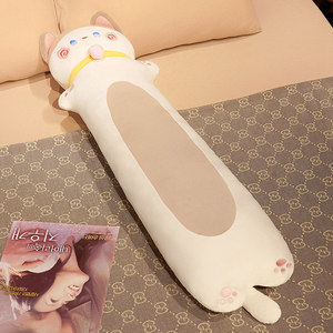 Wholesale Super Soft Plush Cute Cat <b>Pillow</b> Doll Toys Stress Relief Function <b>Large</b> Size for Bedroom Bed Use Long Cute Soft <b>Pillow</b> - Product Image 3