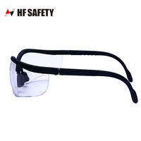 Lunettes de sécurité transparentes de style enveloppant au design unique, lunettes de protection pouvant être fabriquées avec des fonctions anti-buée, anti-rayures, anti-UV