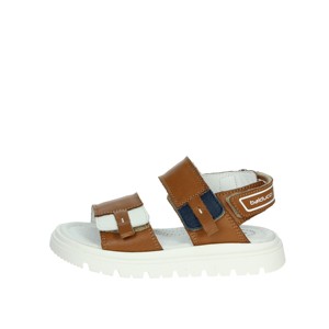 Mald1036 sandali blu tacco basso - Product Image 1