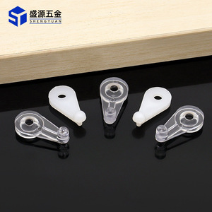 Shengyuan <b>Mirror</b> Clips Transparent White <b>Plastic</b> Self Adhesive Frameless Glass Fasteners For Bath <b>Mirrors</b> - Product Image 1