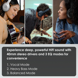 Doqaus focus5 không dây BT Tai nghe chơi game Over-ear không dây với mic tai nghe tai nghe trên đầu tai nghe - Product Image 4