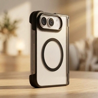 Étui de téléphone magnétique pliable de luxe pour 18 Duo avec design entièrement enveloppant en PC et TPU à bords souples