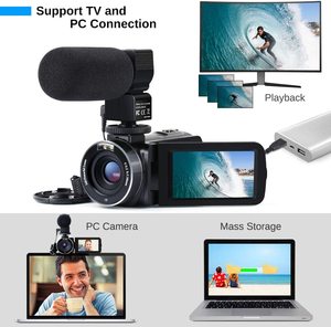 Professional 3.0 Inch 36MP HD Digital Video <strong>Camera</strong> IPS LCD 16x Zoom AV Night Vision Media-High Quality CMOS Imaging