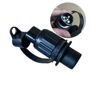 Adaptateur de remorque 3 voies 12V pour véhicule, <span class=keywords><strong>camping</strong></span>-<span class=keywords><strong>car</strong></span>, caravane, camion, bateau avec couvercle en caoutchouc étanche - Product Image 5