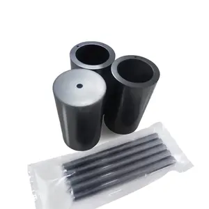 High Density Precious Metal Silver Gold Melting Long Service Life Graphite Crucible For Induction Furnace