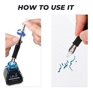 Penna per <span class=keywords><strong>Calligrafia</strong></span> <span class=keywords><strong>Araba</strong></span>, Set di 3 Penne (1mm, 2mm, 3mm), per <span class=keywords><strong>Calligrafia</strong></span> <span class=keywords><strong>Araba</strong></span>, Farsi, Urdu, Ebraica, Curda - Product Image 3