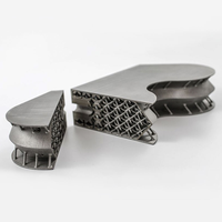 Service d'impression 3D SLS SLM haute précision sur mesure OEM, modèles industriels en aluminium et titane, pièces métalliques médicales, acceptation des fichiers STL