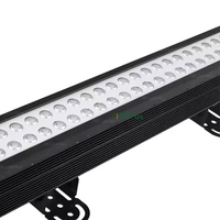 Bandes lumineuses en aluminium à une ou deux rangées, laveurs muraux linéaires à pixels DMX512 avec RGBW, haute luminosité et indice d'étanchéité IP