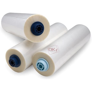 Pellicola per laminazione lucida Soft Touch da 1,2 mil, rotolo di pellicola <span class=keywords><strong>PET</strong></span> per laminazione, fogli per laminazione a caldo A4 - Product Image 1