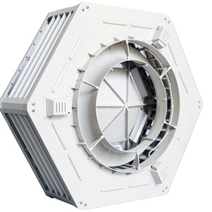 Longue durée de <span class=keywords><strong>vie</strong></span> <span class=keywords><strong>chemin</strong></span> d'air 5-6m dimensions diamètre 1022mm H 325mm Diffuseur d'air gris - Product Image 2