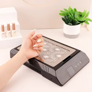 New Low Noise Nail Tech Table 85W Powerful Vacuum Dust Polish Collector Fan Filter for Nails