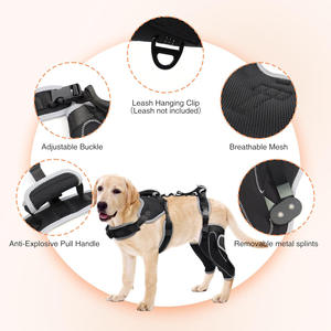 Attelle de genou pour chien pour ACL/CCL - Attelle articulée réglable pour le ligament croisé transversal, Attelle de stabilité pour la patte arrière des chiens (Attelle pour chien ACL) - Product Image 3