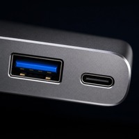 Hub USB-C 7 en 1, adaptateur multiport, 4K, 100W PD, station d'accueil en aluminium à charge rapide pour MacBook Pro/iPad/ordinateur portable, en stock