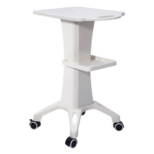 Carrito de belleza pequeño de plástico con base de mesa de burbujas para el cuidado de la piel del salón y el carro de herramientas móviles de belleza médica - Product Image 1