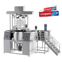 Équipement cosmétique : Machine et ligne de production de dentifrice – Homogénéisateur sous vide efficace pour la fabrication de dentifrice