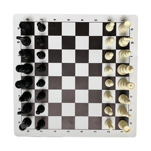 Juego de Ajedrez Portátil Personalizado de Cuero PU para Niños, Estudiantes y Principiantes; Ajedrez de Calidad Profesional en Caja, Altura del Rey 95 mm - Product Image 5