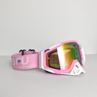 Masque de ski unisexe FBFU avec verres interchangeables, sangle réglable, idéal pour le ski et le cyclisme, compatible avec les lunettes de vue