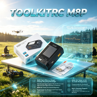 Chargeur-déchargeur équilibrant ToolkitRC M8P 600W 20A avec testeur de signal 1-8S LiPo LTO ESC Voltmètre Alimentation pour pièces de drone RC