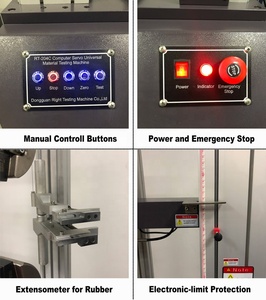 ASTM d882 500kg điện Lloyd cao su phổ độ bền kéo Tester - Product Image 5