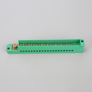 กล่องรวมสายไฟกวนหยางแบบเสาเดี่ยว 20 ยูนิต พร้อมสายกลาง  บล็อกขั้วต่อสีเขียว PBT IP44 สำหรับใช้งานมิเตอร์ - Product Image 1