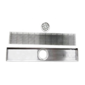 دش استحمام خطي عالي الجودة من الفولاذ المقاوم للصدأ مصرف أرضي للشرفة - Product Image 4