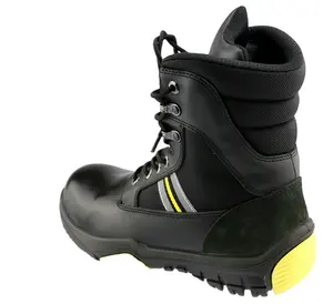 High-top táticas segurança preto combate botas selva resistente ao fogo botas de segurança