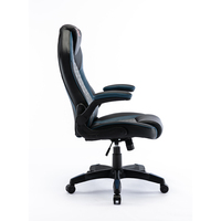 Nouvelle conception, fauteuil de bureau et de jeu ergonomique en cuir PU, pivotant à 360°, avec accoudoirs relevables réglables et personnalisables