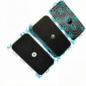 Parche Muscular Adhesivo Negro No Tejido de 5x10cm con una Hebilla Metálica <span class=keywords><strong>para</strong></span> Unidades de Masaje con <span class=keywords><strong>Electrodos</strong></span> de Fisioterapia <span class=keywords><strong>Compex</strong></span> - Product Image 2