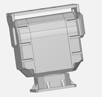 Tête PTZ mobile robuste pour véhicule, charge utile de 20 kg, anti-vibration, positionneur de caméra panoramique/inclinaison marine