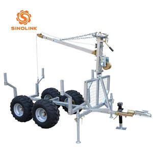 <span class=keywords><strong>Remolque</strong></span> Forestal para ATV SINOLINK, Último Modelo, Resistente, para Madera, con Cabrestante y Cargador de Troncos - Product Image 1
