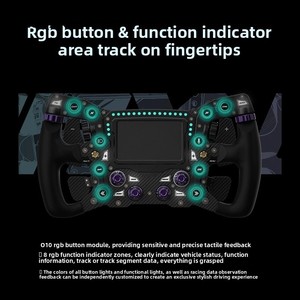 Conspit 01 300mm/11.8" Carbon Fiber Sim Racing Steering Wheel Feedback Usb Direct <b>Pc</b> Compatible Conspit 01 - Product Image 5