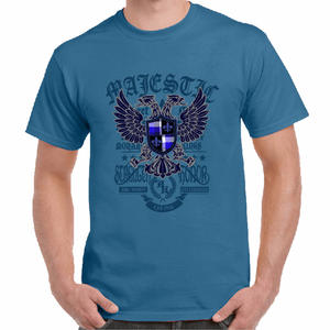 厂家销售短袖棉丝网印花刺绣贴花贴男式运动衫 - Product Image 5