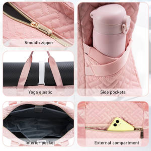 Échantillon gratuit Sac de sport personnalisé pour la salle de sport Sac de voyage pour homme Sac de sport à bandoulière Sac de yoga portable grande capacité pour femme Logo imprimé - Product Image 1