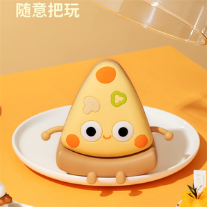 Fábrica al por mayor lindo <span class=keywords><strong>Pizza</strong></span> Patting pequeña Luz <span class=keywords><strong>De</strong></span> noche Led USB alimentación silicona luz <span class=keywords><strong>de</strong></span> noche Luce <span class=keywords><strong>de</strong></span> navidade - Product Image 5