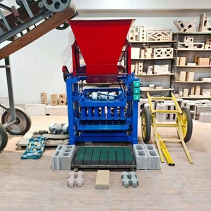 Meistverkaufte Produktion Verschiedener Verzahnungs- und <span class=keywords><strong>Standard</strong></span>-Betonziegel 4-35 Halbautomatische Ziegelherstellungsmaschine mit Trichter - Product Image 2