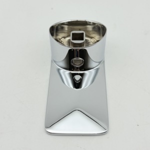 Poignée <span class=keywords><strong>de</strong></span> robinet élégamment façonnée, galvanisée et chromée, adaptée aux mélangeurs <span class=keywords><strong>de</strong></span> robinet <span class=keywords><strong>de</strong></span> bidet à poignée unique. - Product Image 4