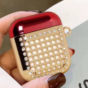 Custodia Protettiva <span class=keywords><strong>per</strong></span> Auricolari <span class=keywords><strong>AirPods</strong></span> 1 2 3 4 Pro 2 3 con Cristalli 3D Luccicanti e Decorativi - Product Image 2