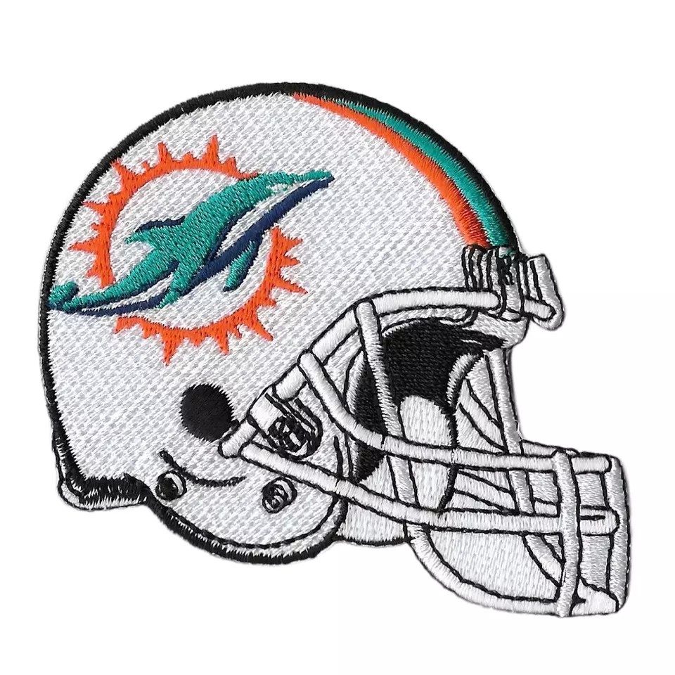 2022 Miami Dolphins 50th Anniversary Willabee & Ward Patch With Stat C – Patch Collection