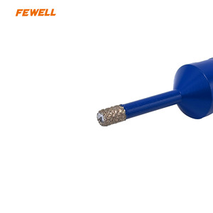 แกนสว่านหินแกรนิตคอนกรีตคอนกรีต6มม. แกนเจาะ M14 arix <span class=keywords><strong>รู</strong></span>ปดอกไม้แบบสุญญากาศดีไซน์ใหม่ - Product Image 5