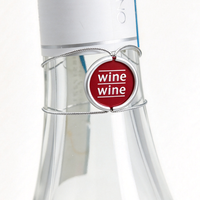 Étiquettes de scellement en plastique style sceau de cire vintage avec cordon en coton torsadé tricolore pour l'emballage de bouteilles de vin et de parfum