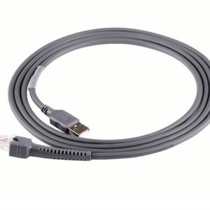 LS2208 Câble USB vers RJ45 CBA-U01-S07ZAR Dura-Gray Pour Zebra <span class=keywords><strong>Symbol</strong></span> Barcode Scanner Ls2208ap <span class=keywords><strong>Ls1203</strong></span> Ls4208 Ls4278 Ds6707 Ds6708 - Product Image 3