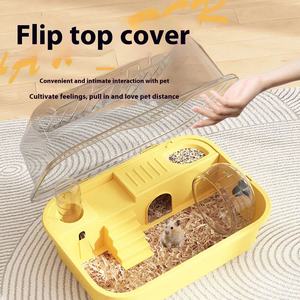 Kinghon Hot Bán Thân Thiện Với Môi Trường Acrylic Chất Liệu Với Skylight Thêm Không Gian Lớn Sang Trọng <span class=keywords><strong>Hamster</strong></span> Lồng - Product Image 4