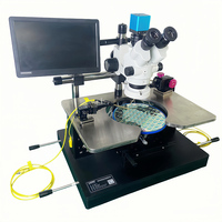 Station de sondage manuelle économique avec microscope, mandrin à vide pour le test de dispositifs optoélectroniques semi-conducteurs, personnalisable